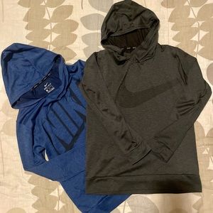 Boys Nike Dri-Fit Long Sleeve Hoodies Shirts